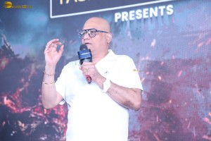 Martin Pre-Release Function attended by Dhruva Sarja, Arjun Sarja, and Vaibhavi Shandilya