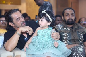 Martin Pre-Release Function attended by Dhruva Sarja, Arjun Sarja, and Vaibhavi Shandilya