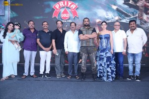 Martin Pre-Release Function attended by Dhruva Sarja, Arjun Sarja, and Vaibhavi Shandilya