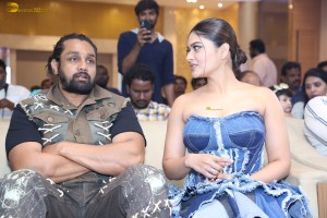 Martin Pre-Release Function attended by Dhruva Sarja, Arjun Sarja, and Vaibhavi Shandilya