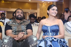 Martin Pre-Release Function attended by Dhruva Sarja, Arjun Sarja, and Vaibhavi Shandilya