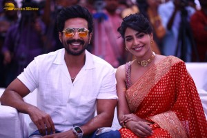 Matti Kusthi movie meet and greet attended by Vishnu Vishal and Aishwarya Lekshmi