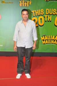 Maujaan Hi Maujaan Screening attended by Gippy Grewal, Tanu Grewal, Binnu Dhillon, Karamjit Anmol, Hashneen Chauhan, and Sanjay Dutt