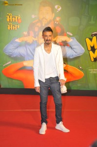 Maujaan Hi Maujaan Screening attended by Gippy Grewal, Tanu Grewal, Binnu Dhillon, Karamjit Anmol, Hashneen Chauhan, and Sanjay Dutt