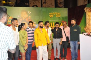 Maujaan Hi Maujaan Screening attended by Gippy Grewal, Tanu Grewal, Binnu Dhillon, Karamjit Anmol, Hashneen Chauhan, and Sanjay Dutt