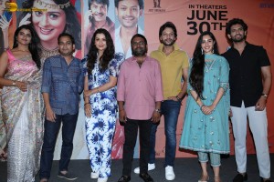 Maya Petika Press Meet on June 28, 2023, attended by Payal Rajput, Syamala, and Simrat Kaur