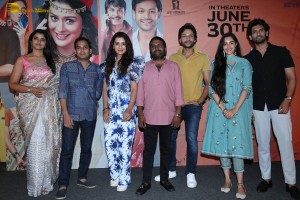 Maya Petika Press Meet on June 28, 2023, attended by Payal Rajput, Syamala, and Simrat Kaur