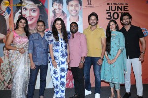 Maya Petika Press Meet on June 28, 2023, attended by Payal Rajput, Syamala, and Simrat Kaur