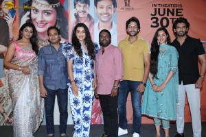Maya Petika Press Meet on June 28, 2023, attended by Payal Rajput, Syamala, and Simrat Kaur