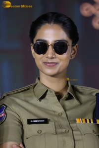 actress Meenakshi Chaudhary in police uniform