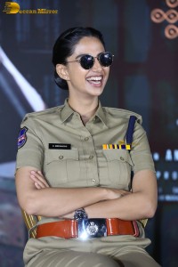 actress Meenakshi Chaudhary in police uniform