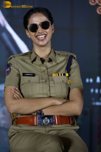 actress Meenakshi Chaudhary in police uniform