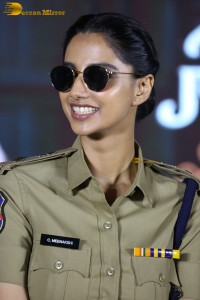 actress Meenakshi Chaudhary in police uniform