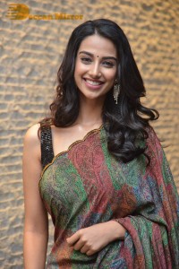 Meenakshi Chaudhary cute in a colorful saree