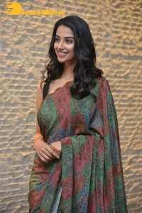 Meenakshi Chaudhary cute in a colorful saree