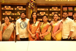 actress Meenakshi Chaudhary launches Weaverly Store in Hyderabad