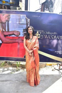 actress Meenakshi Chaudhary launches Weaverly Store in Hyderabad
