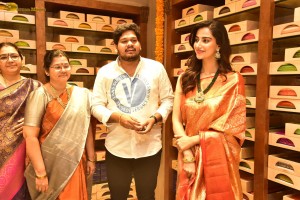 actress Meenakshi Chaudhary launches Weaverly Store in Hyderabad