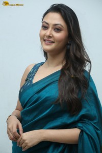 actress Megha Chowdhury beautiful in a saree