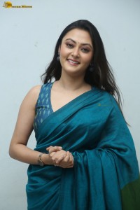 actress Megha Chowdhury beautiful in a saree