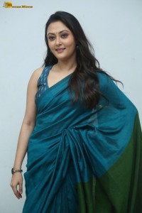 actress Megha Chowdhury beautiful in a saree