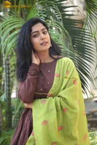 Telugu actress megha lekha beautiful in a salwar dress