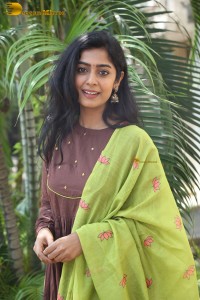 Telugu actress megha lekha beautiful in a salwar dress