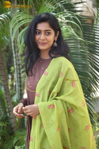 Telugu actress megha lekha beautiful in a salwar dress