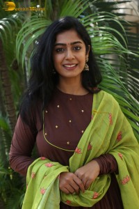 Telugu actress megha lekha beautiful in a salwar dress