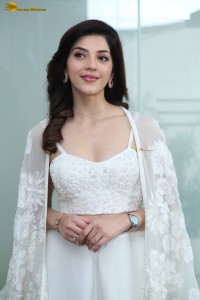 actress Mehreen ravishing looks in a white slip dress