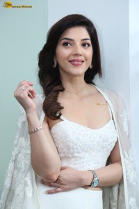actress Mehreen ravishing looks in a white slip dress