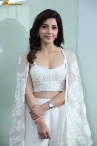 actress Mehreen ravishing looks in a white slip dress