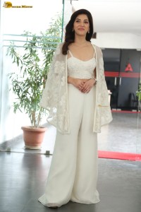 actress Mehreen ravishing looks in a white slip dress