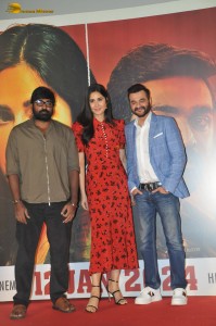 Katrina Kaif, Vijay Sethupathi, and Sanjay Kapoor promote their film Merry Christmas on Jan 4, 2024