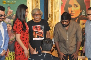 Katrina Kaif, Vijay Sethupathi, and Sanjay Kapoor promote their film Merry Christmas on Jan 4, 2024