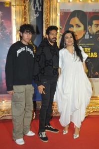 Merry Christmas Screening attended by Katrina Kaif, Vijay Sethupathi, Ananya Panday, Aditi Rao Hydari, Wamiqa Gabbi, and others