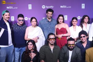 Metro In Dino Album Launch attended by Aditya Roy Kapur, Sara Ali Khan, Ali Fazal, Fatima Sana Shaikh, and others