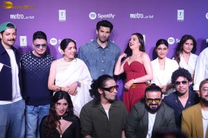 Metro In Dino Album Launch attended by Aditya Roy Kapur, Sara Ali Khan, Ali Fazal, Fatima Sana Shaikh, and others