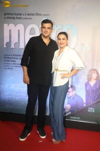 Metro In Dino Grand Premiere attended by Aditya Roy Kapur, Sara Ali Khan, Fatima Sana Shaikh, Khushi Kapoor, Rakul Preet Singh, Pankaj Tripathi, and others