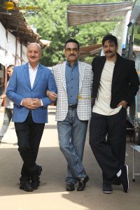 Metro In Dino cast Ali Fazal, Anupam Kher, Fatima Sana Shaikh, Pankaj Tripathi, and Sara Ali Khan, promote the film on Kapil Sharma Show