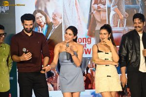 Metro In Dino Song Launch attended by Sara Ali Khan, Aditya Roy Kapur, Ali Fazal, and Fatima Sana Shaikh