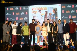Metro In Dino Song Launch attended by Sara Ali Khan, Aditya Roy Kapur, Ali Fazal, and Fatima Sana Shaikh