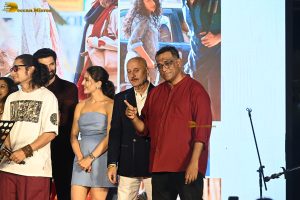 Metro In Dino Song Launch attended by Sara Ali Khan, Aditya Roy Kapur, Ali Fazal, and Fatima Sana Shaikh