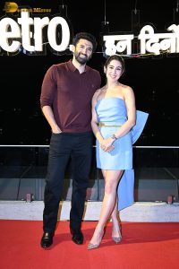 Metro In Dino Song Launch attended by Sara Ali Khan, Aditya Roy Kapur, Ali Fazal, and Fatima Sana Shaikh