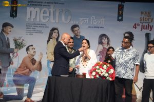 Metro In Dino Trailer Launch attended by Sara Ali Khan, Aditya Roy Kapur, Fatima Sana Shaikh, and Pankaj Tripathi