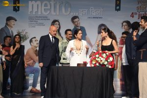 Metro In Dino Trailer Launch attended by Sara Ali Khan, Aditya Roy Kapur, Fatima Sana Shaikh, and Pankaj Tripathi