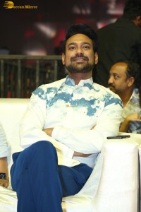 Telugu movie Michael pre-release event attended by Divnaysha Kaushik, Sundeep Kishan, and Nani