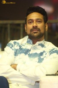 Telugu movie Michael pre-release event attended by Divnaysha Kaushik, Sundeep Kishan, and Nani