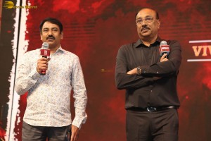 Telugu movie Michael pre-release event attended by Divnaysha Kaushik, Sundeep Kishan, and Nani