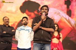 Telugu movie Michael pre-release event attended by Divnaysha Kaushik, Sundeep Kishan, and Nani